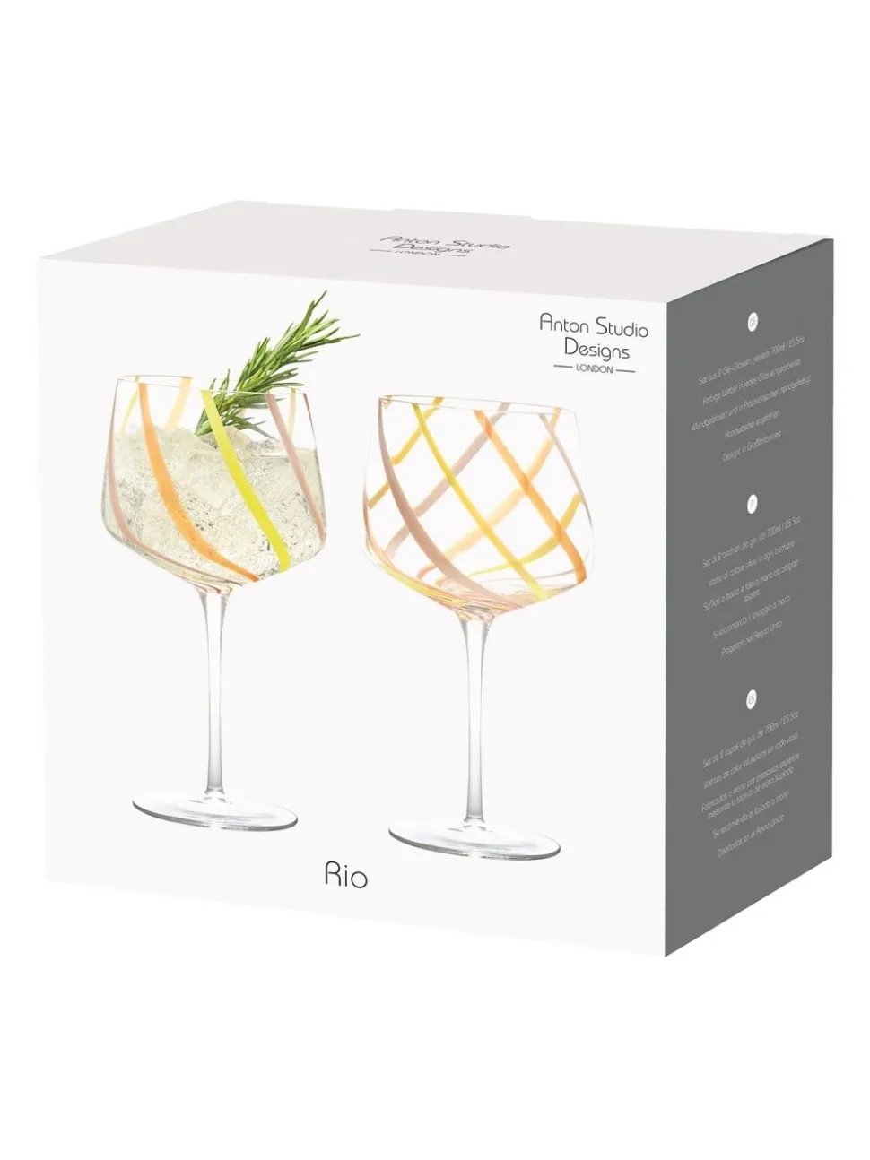 Anton Studio Designs - Set van 2 Rio Gin-glazen