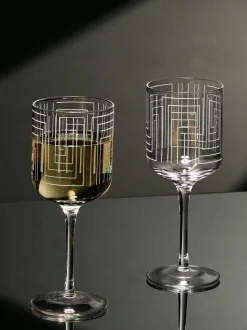 Anton Studio Designs Set van 2 Maze Wijnglazen