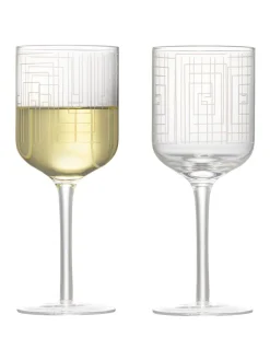 Anton Studio Designs Set van 2 Maze Wijnglazen