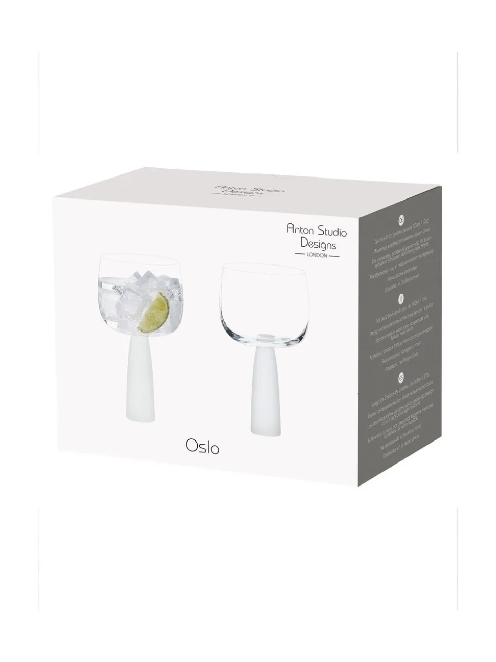 Anton Studio Designs Set of 2 Oslo Gin Glasses