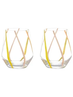 Anton Studio Designs Set of 2 Rio DOF Tumblers Azure