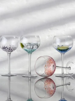 Anton Studio Designs Set van 4 Speckle Gin Glazen