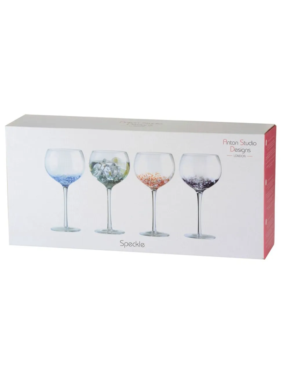 Anton Studio Designs Set van 4 Speckle Gin Glazen