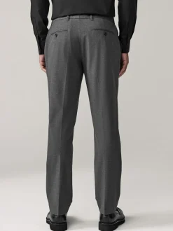 Antraciet - Aansluitend - Elasticated Waist Motionflex Stretch Smart Trousers