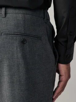 Antraciet - Aansluitend - Elasticated Waist Motionflex Stretch Smart Trousers