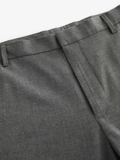 Antraciet - Aansluitend - Elasticated Waist Motionflex Stretch Smart Trousers