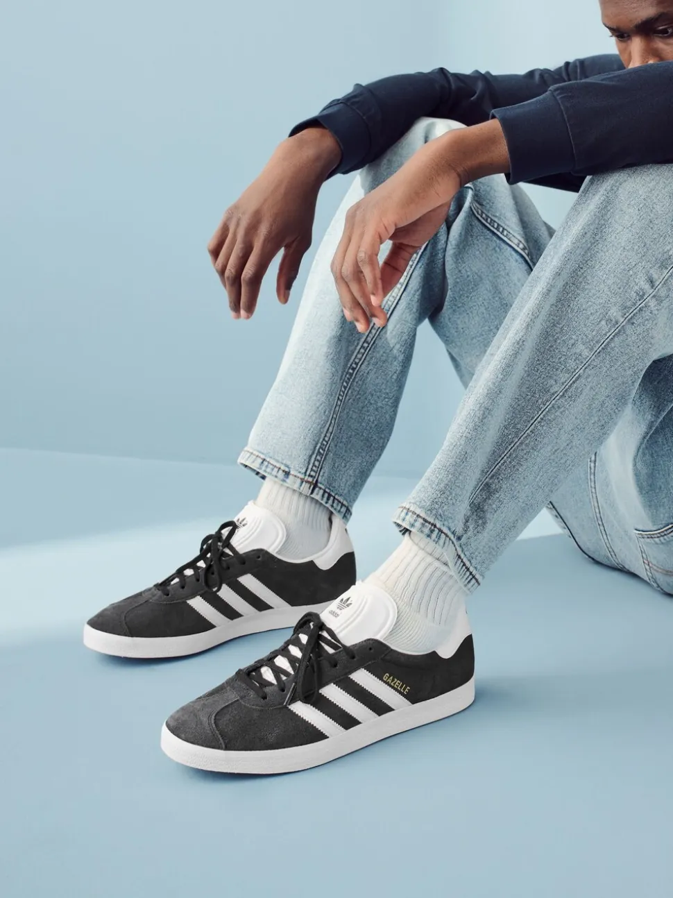 Antraciet - adidas Originals - Gazelle sneakers