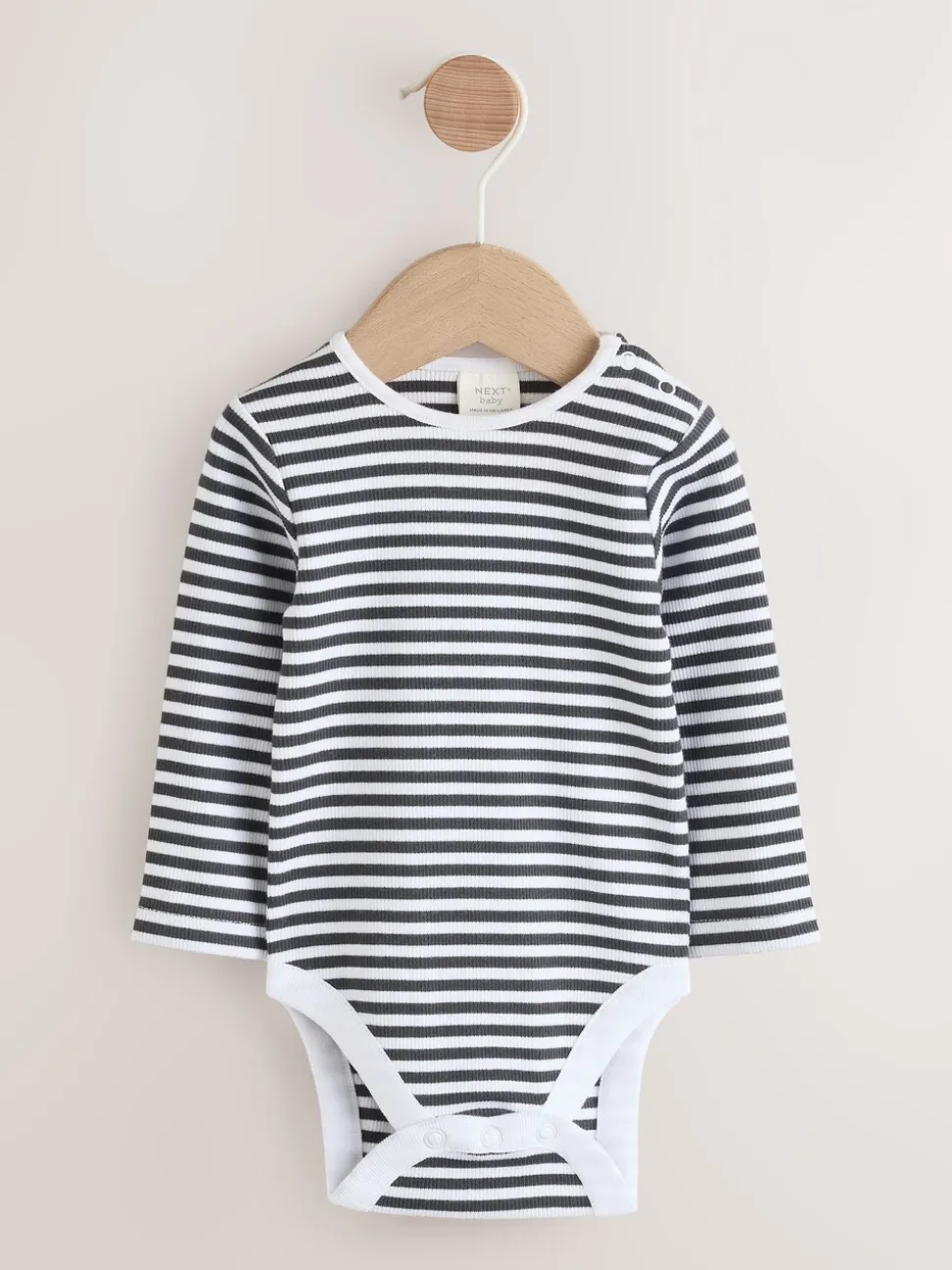 Antraciet - Babyset van denim bretelbroeken en bodysuit (0 mnd - 2 jr)