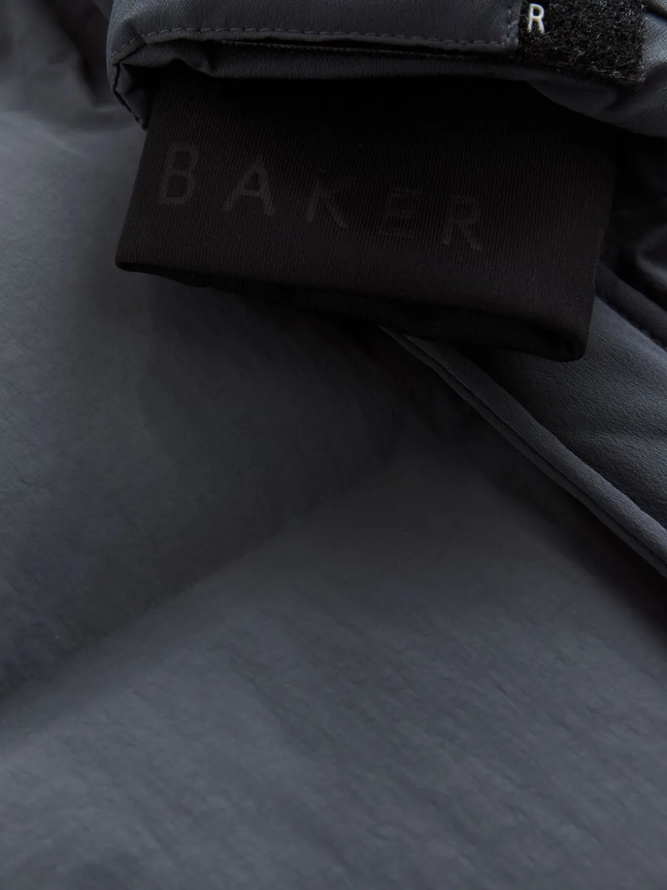 Antraciet - Baker By Ted Baker regenbestendige gewateerde lange jas