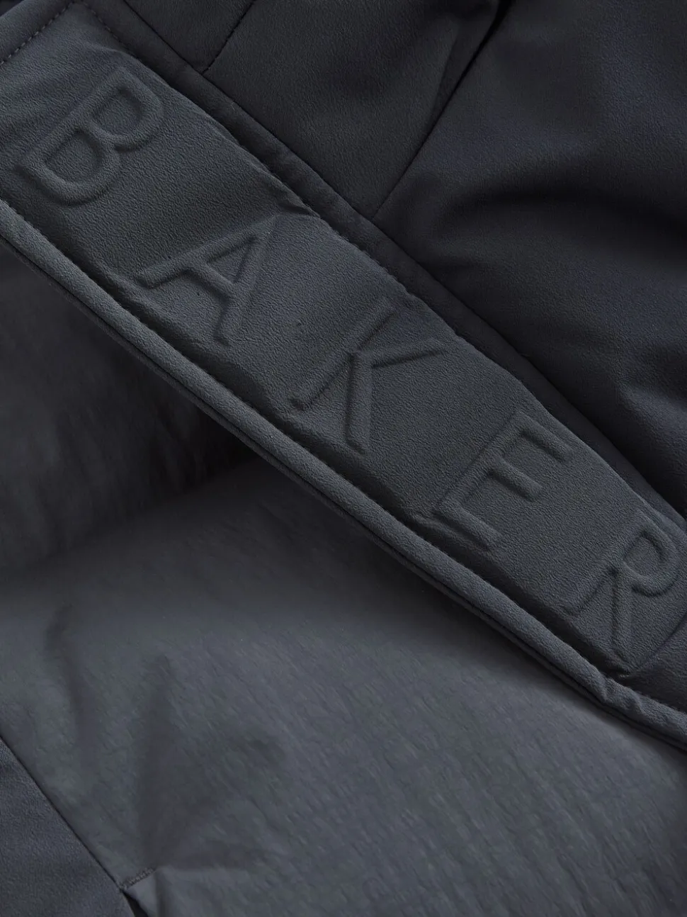 Antraciet - Baker By Ted Baker regenbestendige gewateerde lange jas