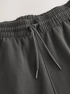 Antraciet - Brushback Heavyweight Open Joggers