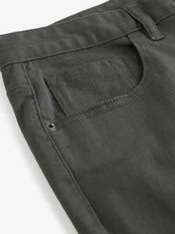 Antraciet - Enkele - Slim fit klassieke stretchy jeans