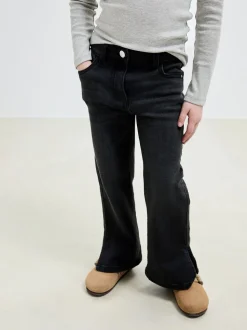 Antraciet - Flare jeans (3-16 jr)