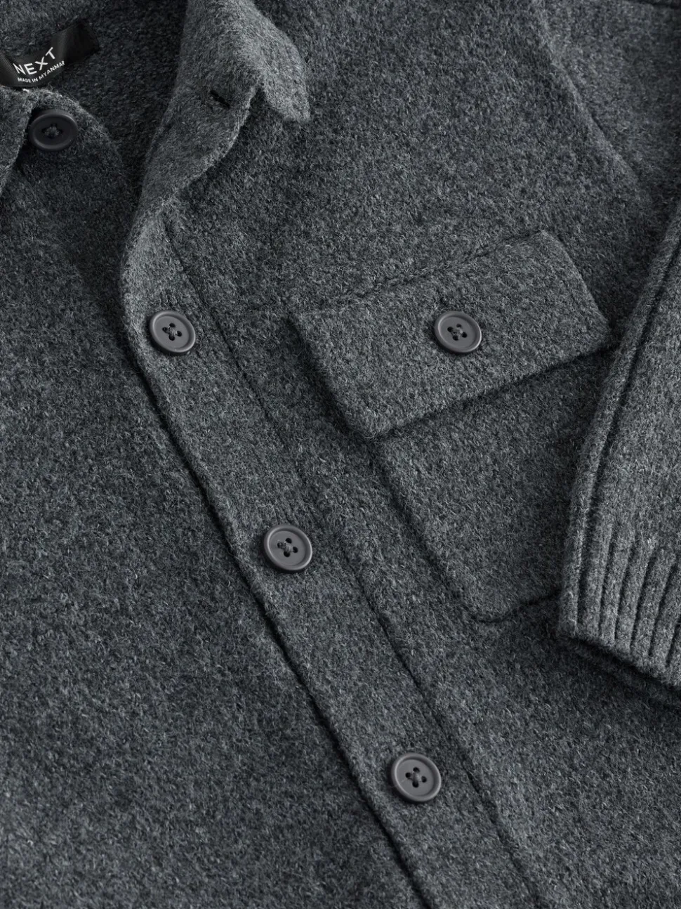 Antraciet - Gebreid vest (3-16jr)