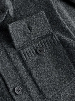 Antraciet - Gebreid vest (3-16jr)