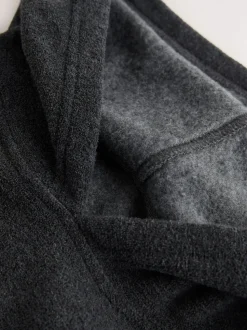 Antraciet - Hooded Towelling Pyjamas Set