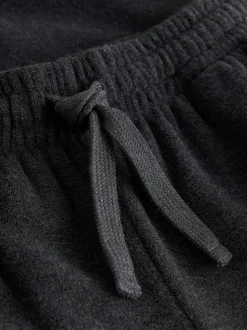 Antraciet - Hooded Towelling Pyjamas Set