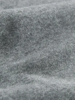 Antraciet - Jersey broek met wijde pijpen (3-16 jr)