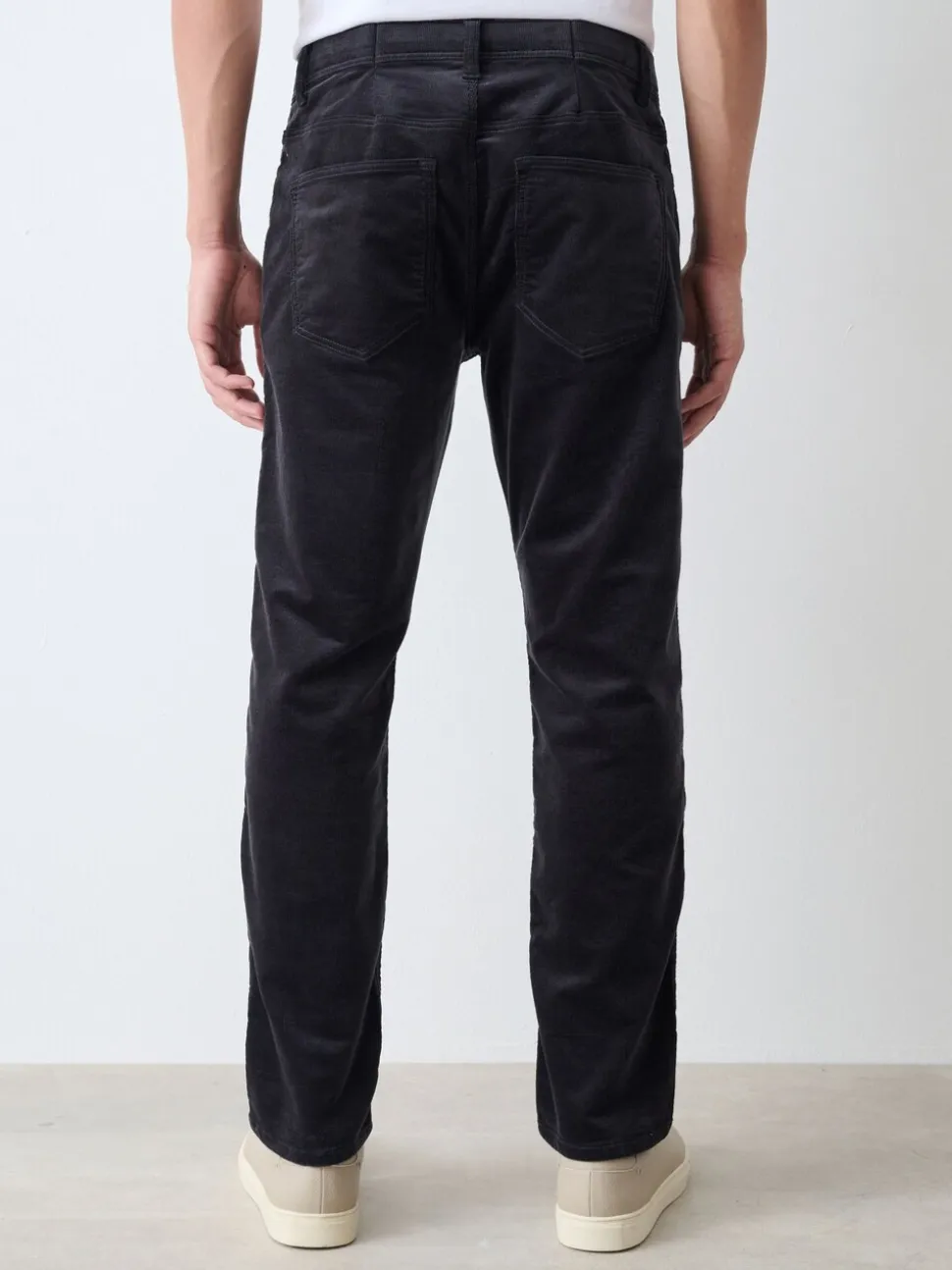 Antraciet - Motionflex Corduroy Stretch Trousers