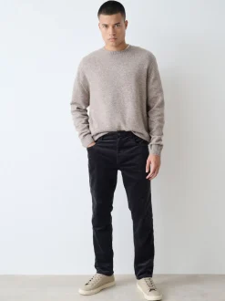 Antraciet - Motionflex Corduroy Stretch Trousers
