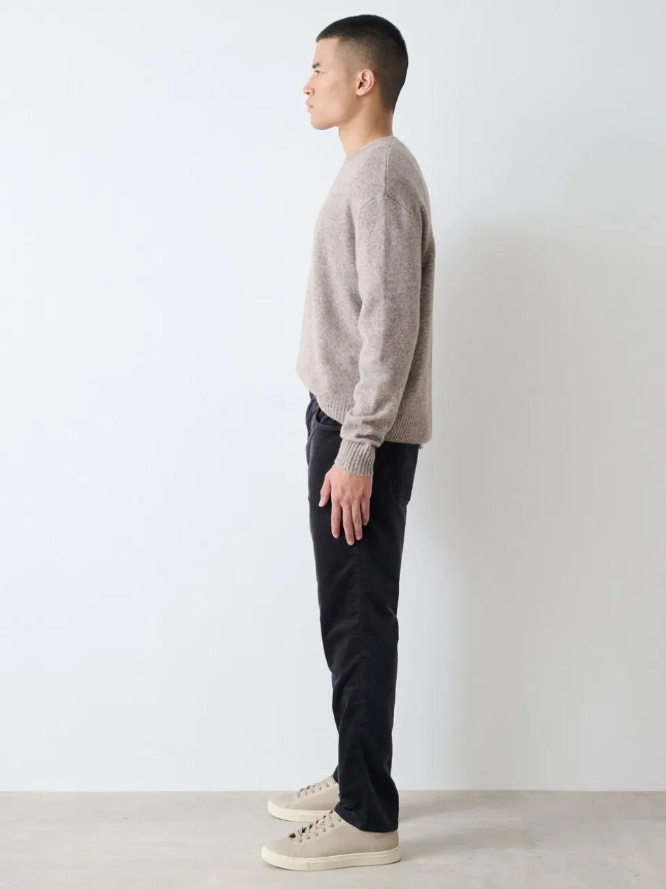 Antraciet - Motionflex Corduroy Stretch Trousers