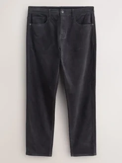 Antraciet - Motionflex Corduroy Stretch Trousers