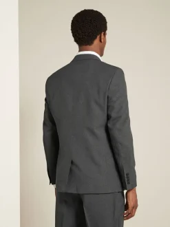 Antraciet - Normale Pasvorm - Must-have kostuum: colbert