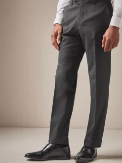 Antraciet - Normale Pasvorm - Chique stretchy broek