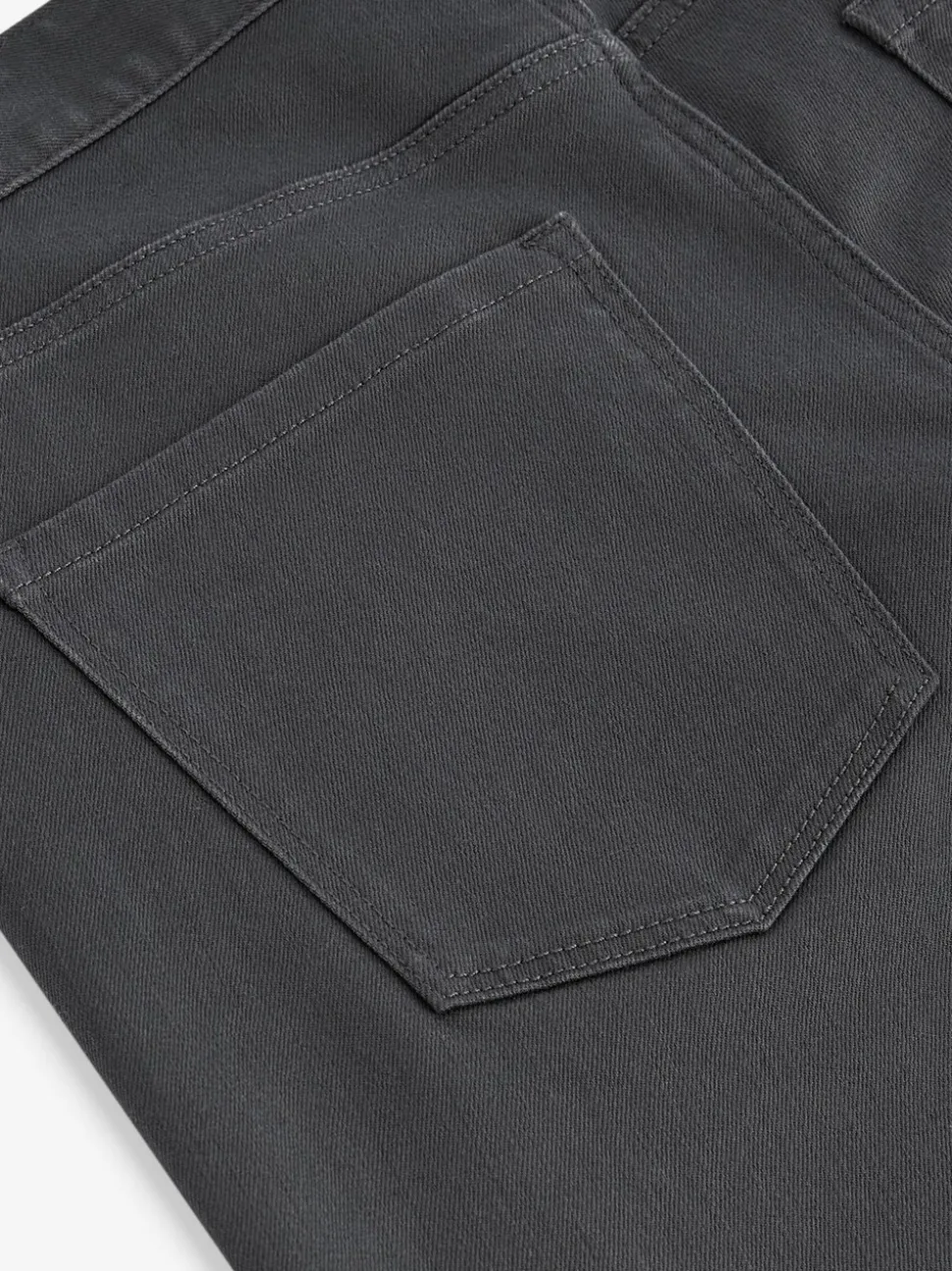 Antraciet - Rechte, klassieke jeans met stretch