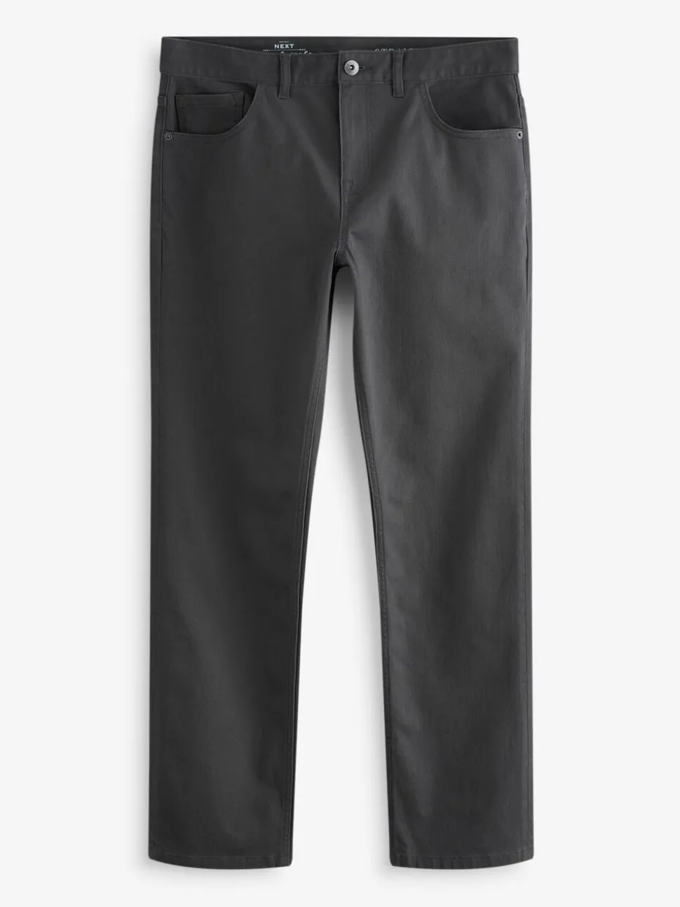 Antraciet - Rechte, klassieke jeans met stretch