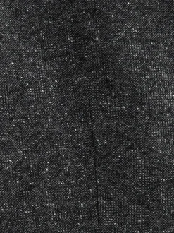 Antraciet - Regular Fit Wollen Blend Getrimd Kostuum Waistcoat