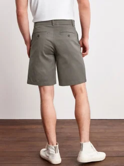 Antraciet - Relaxed fit - Chinoshort met stretch