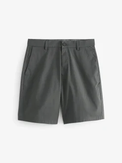 Antraciet - Relaxed fit - Chinoshort met stretch