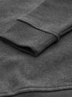 Antraciet - Schoolsweater met ronde hals (3-17jr)