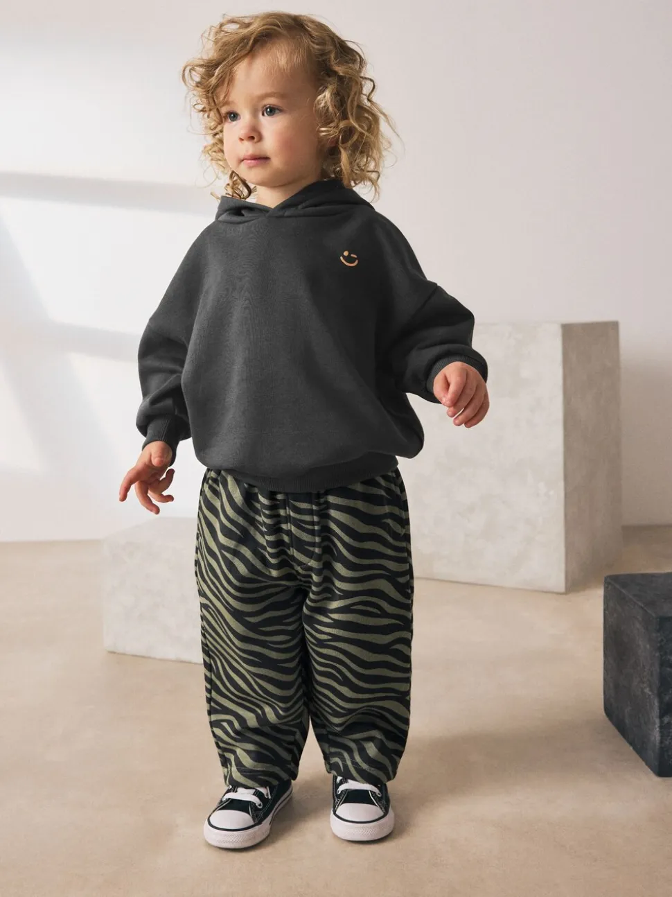 Antraciet - Set met hoodie en joggingbroek (3 mnd - 7 jr)