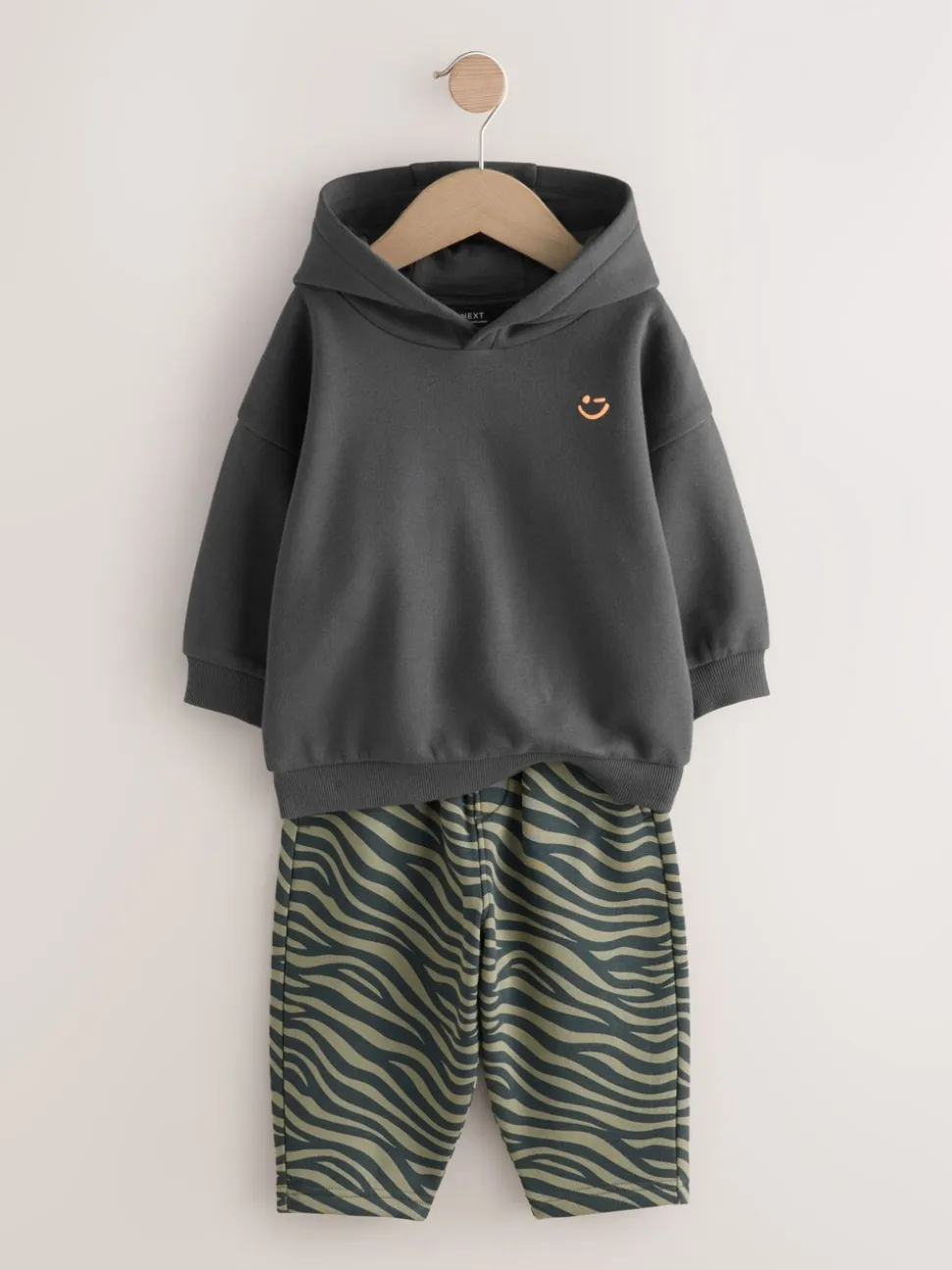 Antraciet - Set met hoodie en joggingbroek (3 mnd - 7 jr)