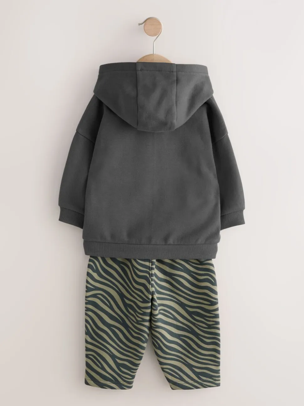 Antraciet - Set met hoodie en joggingbroek (3 mnd - 7 jr)