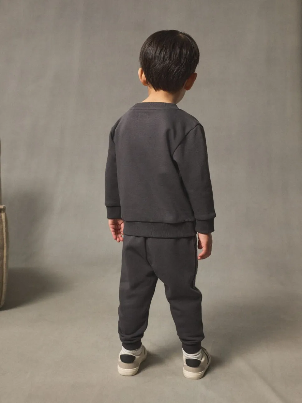 Antraciet - Set met sweatshirt en joggingbroek (3mnd-7jr)