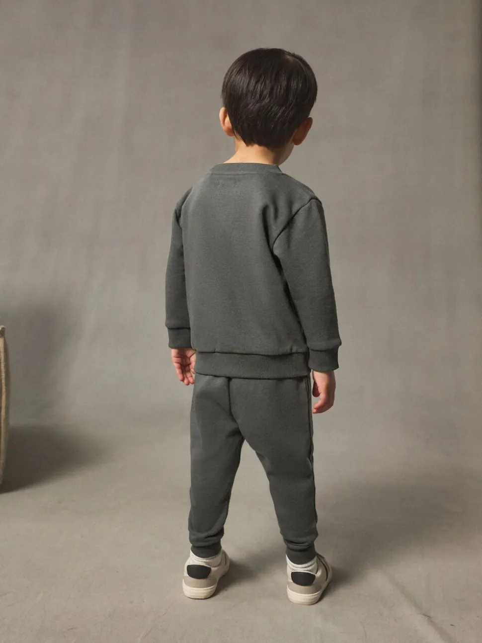 Antraciet - Set met sweatshirt en joggingbroek (3mnd-7jr)