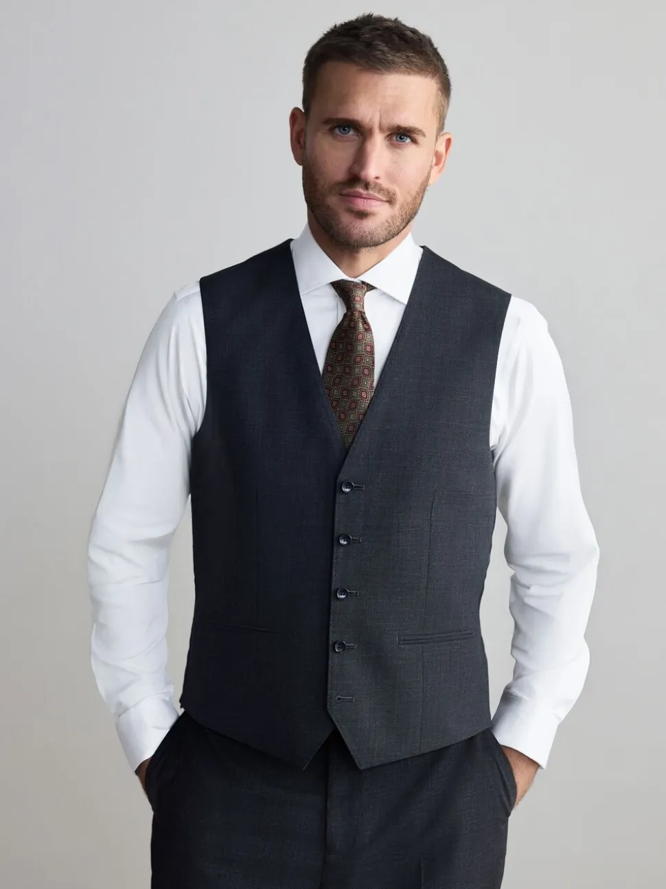 Antraciet - Signature Nova Fides wollen gilet