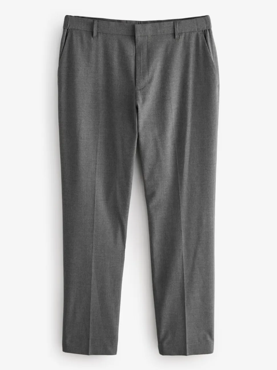 Antraciet - Slim Fit - Elasticated Waist Motionflex Stretch Smart Trousers