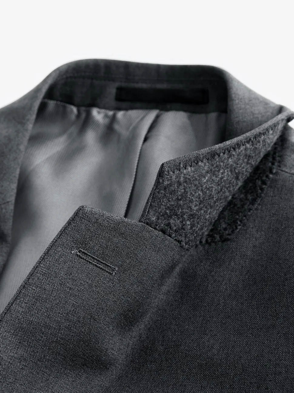 Antraciet - Slim Fit - Must-have kostuum: colbert