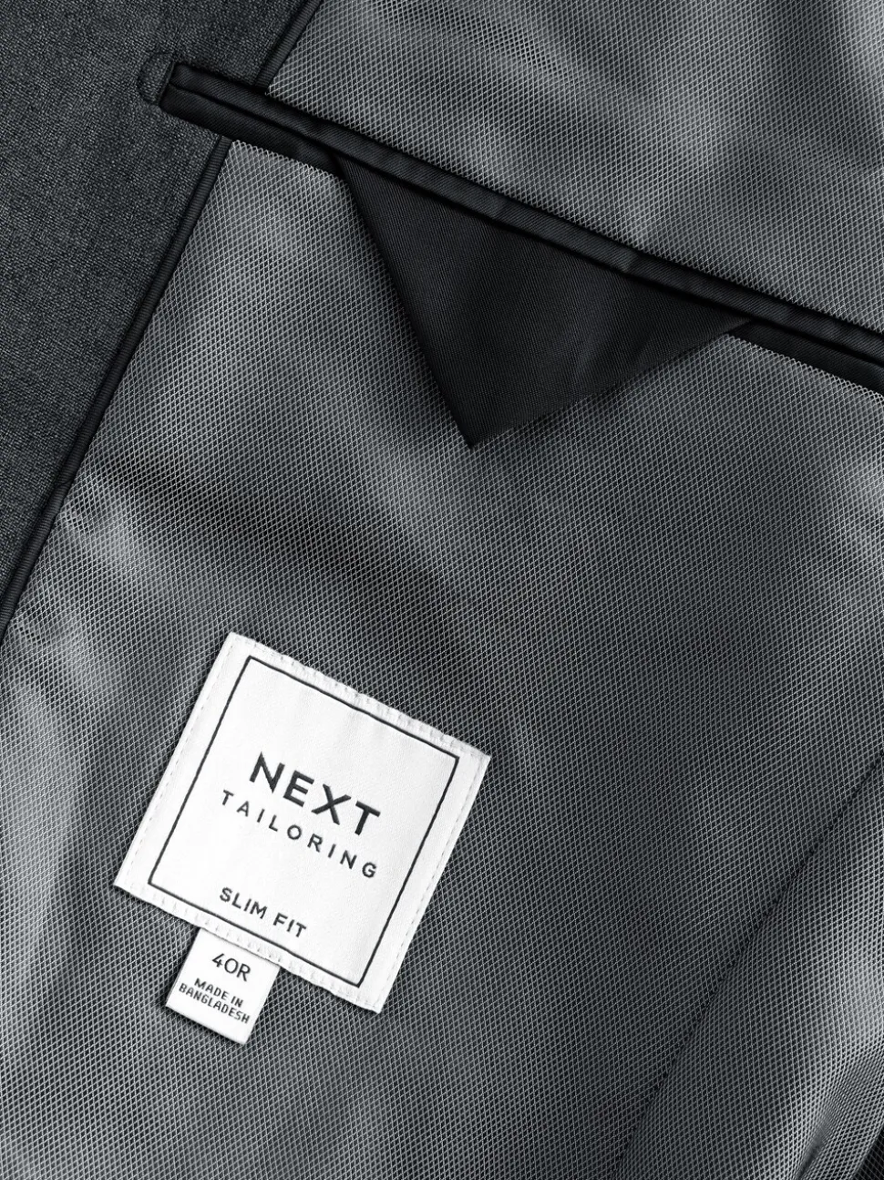 Antraciet - Slim Fit - Must-have kostuum: colbert