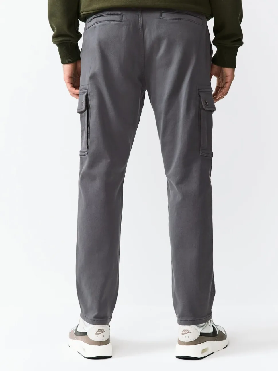 Antraciet - Slim Fit Motionflex Strech Cargo Trousers