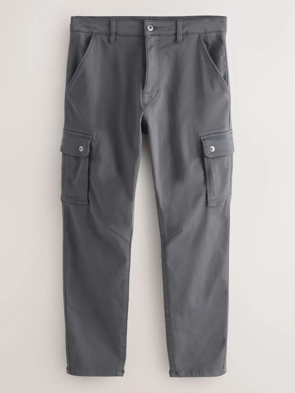 Antraciet - Slim Fit Motionflex Strech Cargo Trousers