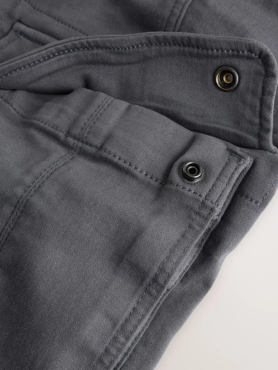 Antraciet - Slim Fit Motionflex Strech Cargo Trousers