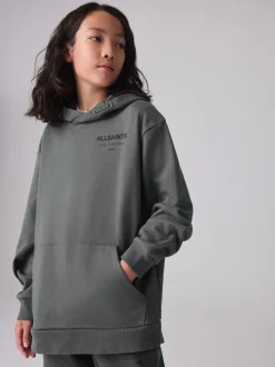 Antraciet - smALLSAINTS Oversized Underground Pullover Hoodie