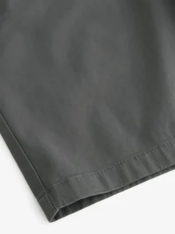 Antraciet - Straight fit - Chinoshort met stretch