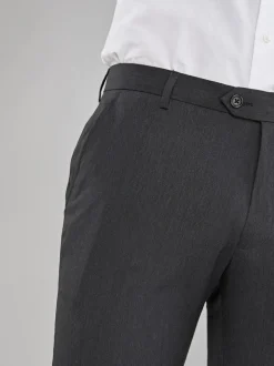 Antraciet - Strakke Pasvorm - Chique stretchy broek
