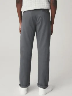 Antraciet - Stretchy chino's (3-17jr)